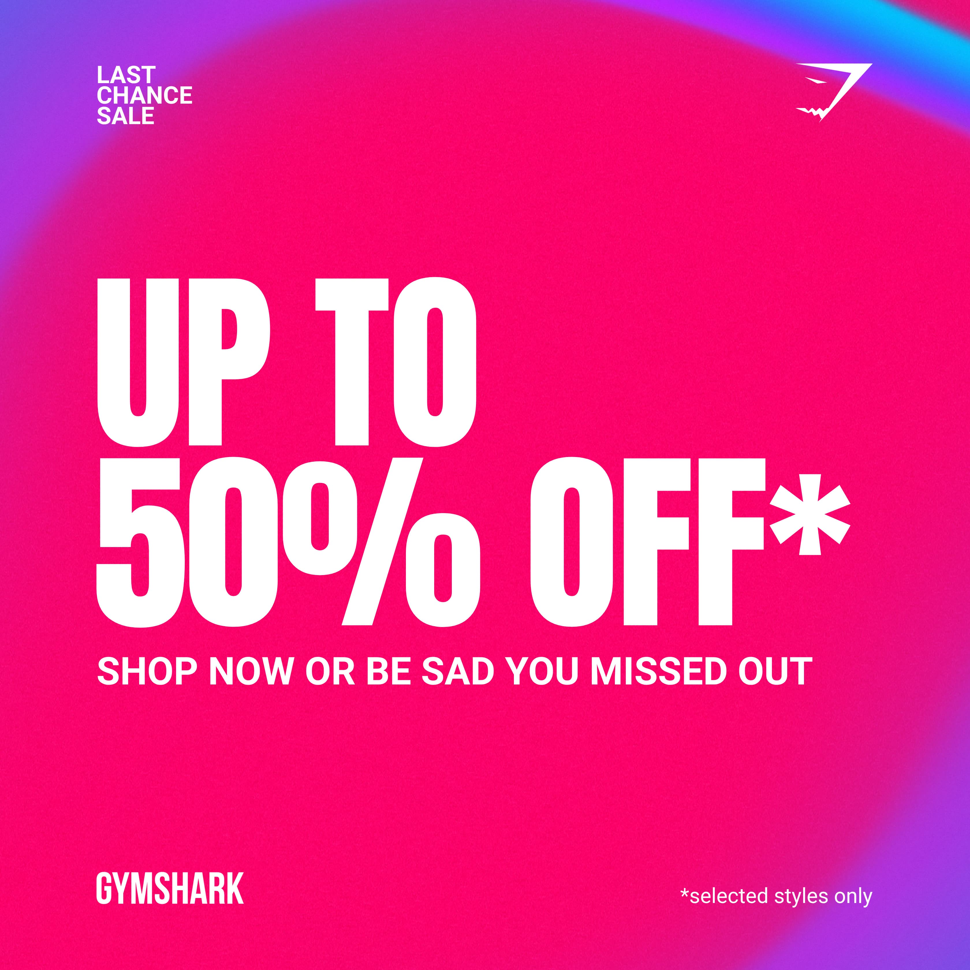The Gymshark Last Chance Sale 2025